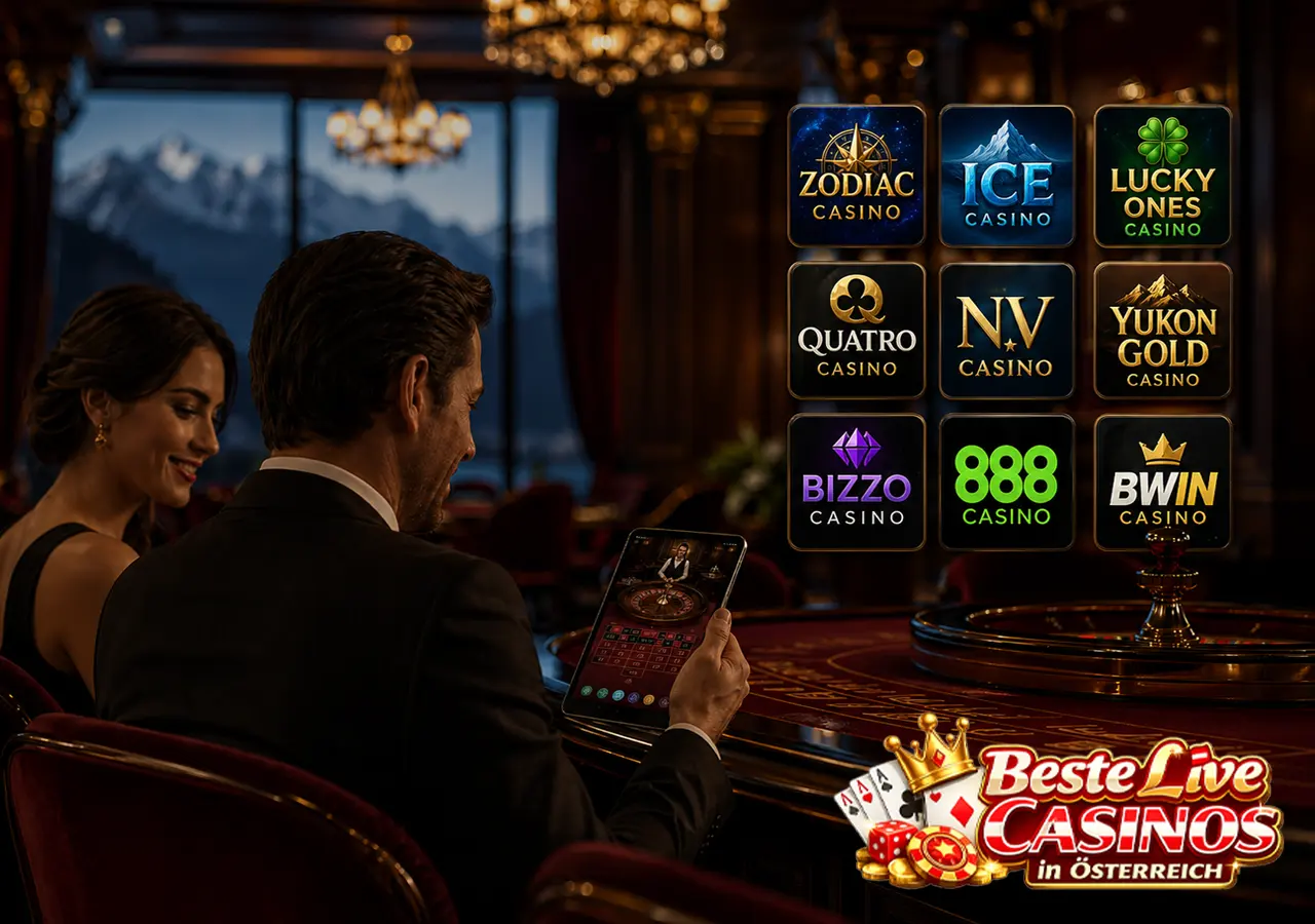 Die besten Casinos in Österreich mit einer großen Auswahl an Spielen und Anbietern