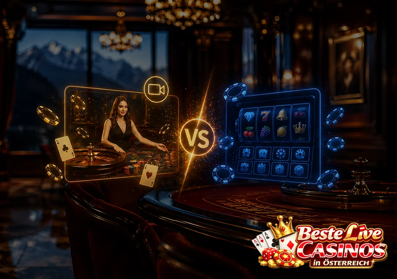 Vergleich von Live-Casinos und landbasierten Online-Casinos